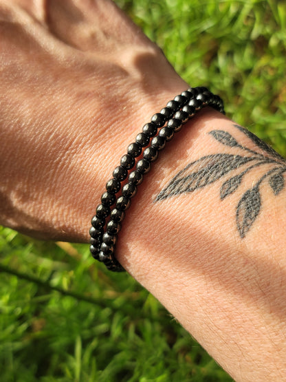 Classic Crystal Stacker 4mm Bracelets – Stackable Energy, Bold Intention & Custom Vibes