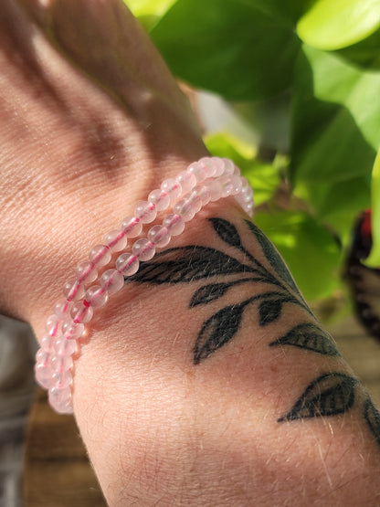 Classic Crystal Stacker 4mm Bracelets – Stackable Energy, Bold Intention & Custom Vibes