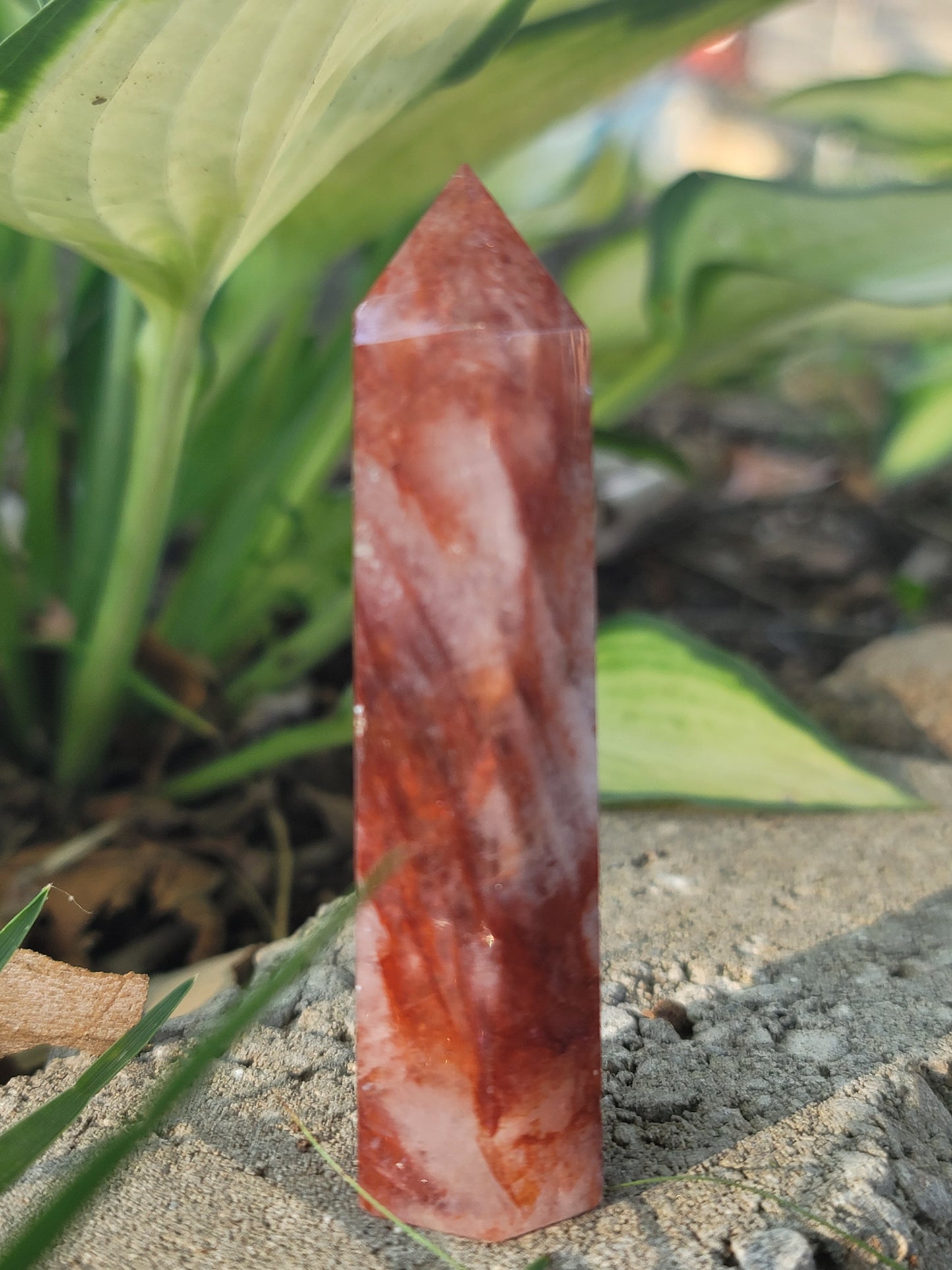 Fire Quartz Point: Awaken Courage and Ignite Inner Power
