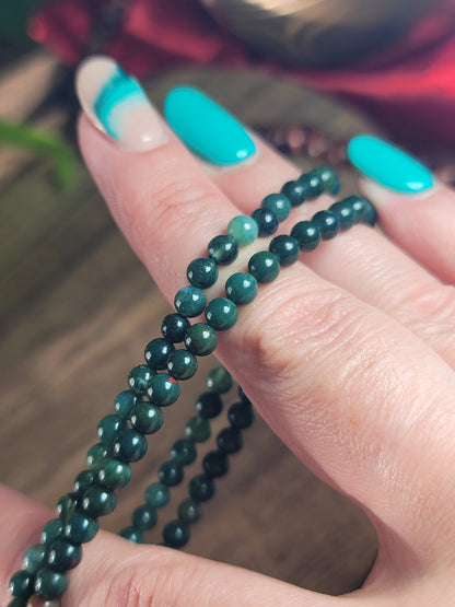 Classic Crystal Stacker 4mm Bracelets – Stackable Energy, Bold Intention & Custom Vibes