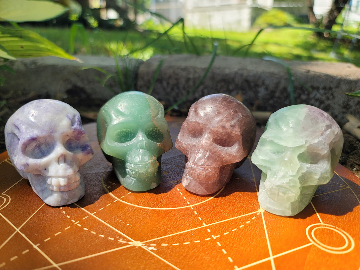 Skull Carvings 2.5" for Clarity Power and Transformation