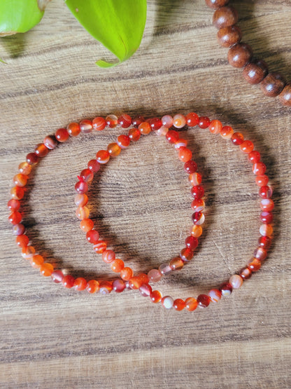 Classic Crystal Stacker 4mm Bracelets – Stackable Energy, Bold Intention & Custom Vibes